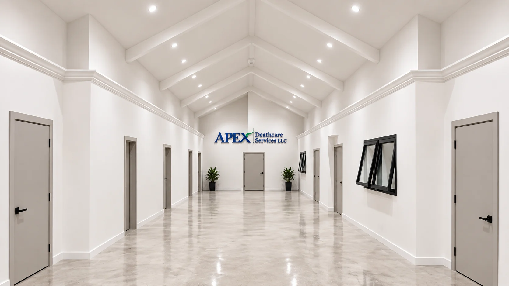 Modern corridor