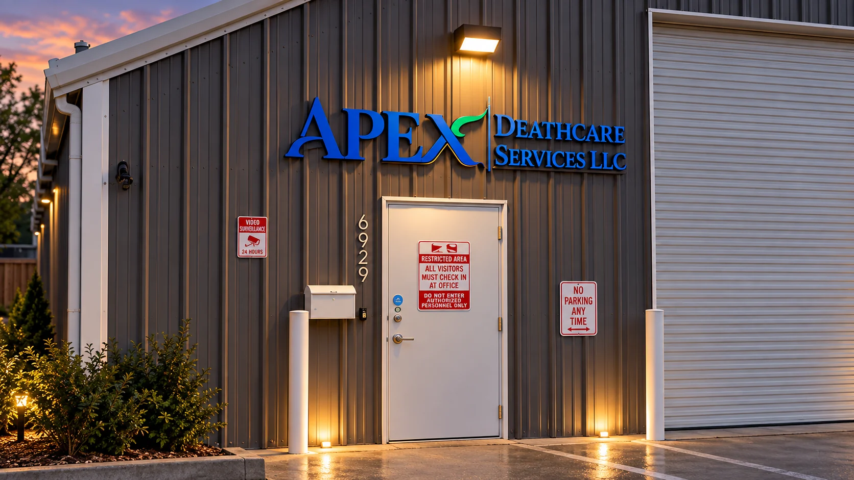 Facility entrance